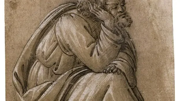 I Made a Renaissance Inspired Drawing Out Of Gopuff Bag Paper