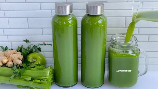 CUCUMBER GINGER CELERY DRINK FOR WEIGHT LOSS AND DETOX