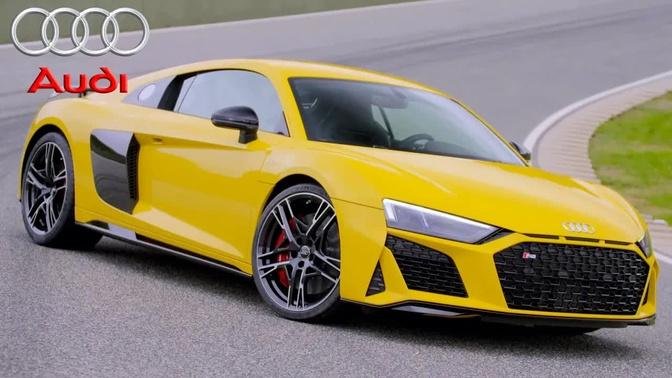 2020 Audi R8 Detailed Look & Drive, V10 sound | Vegas Yellow |