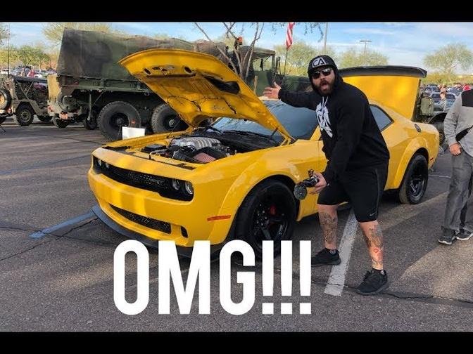 ITS HERE!! THE YELLOW JACKET DODGE DEMON!!!!!!!!!!