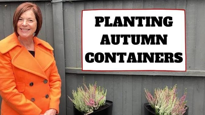 Planting Fall Containers || Adding Colour To Last Until  Spring