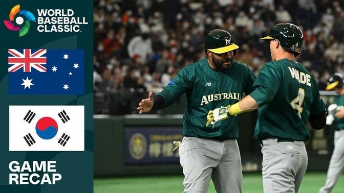 Australia vs. Korea Game Highlights | 2023 World Baseball Classic