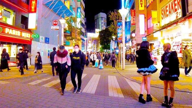 Ikebukuro in Tokyo 🐶🍻 Night anime spot ♪ 💖4K non-stop 1 hour 01 minutes
