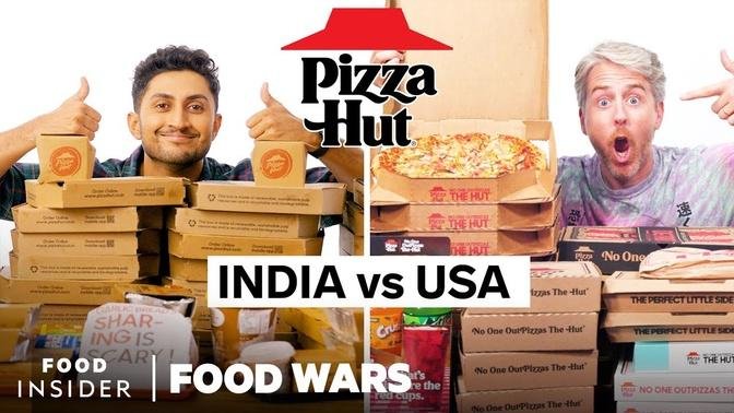 US vs India Pizza Hut _ Food Wars _ Food Insider
