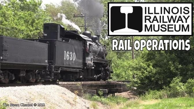 Illinois Railway Museum | Frisco 1630 | Electric Equipment Operations | 4K