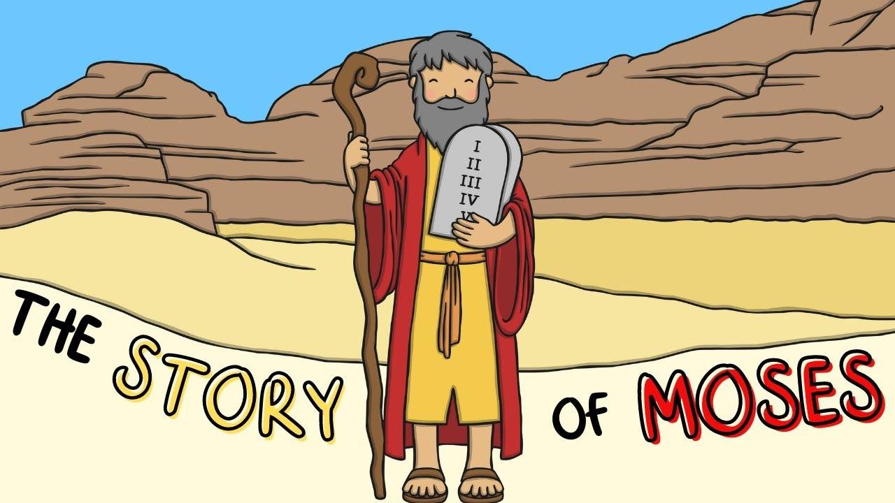 The story of moses bible stories for kids christian education