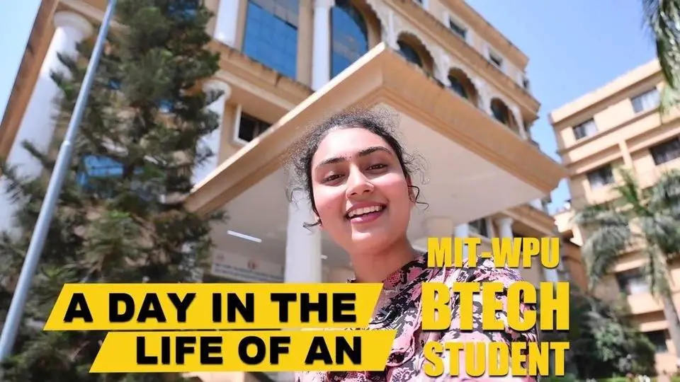 A day in the life of a MIT-WPU B. Tech student