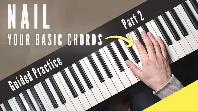 Finding Major and Minor Chords // (Db, Eb, Gb, Ab, Bb, B) Guided Practice Part 2