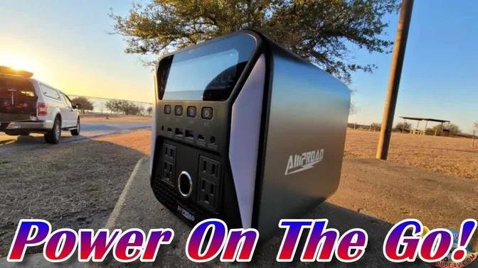 Power For Tent?! Meet The AMPROAD Portable Power Station Epic 300