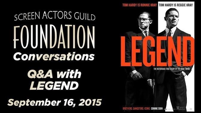 Conversations with Tom Hardy, Emily Browning and Brian Helgeland of LEGEND.