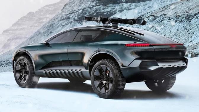 The Audi activesphere – Luxury off-road coupe that transforms into a pickup