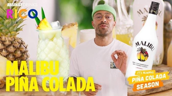 The Malibu Piña Colada | Absolut Drinks With Rico
