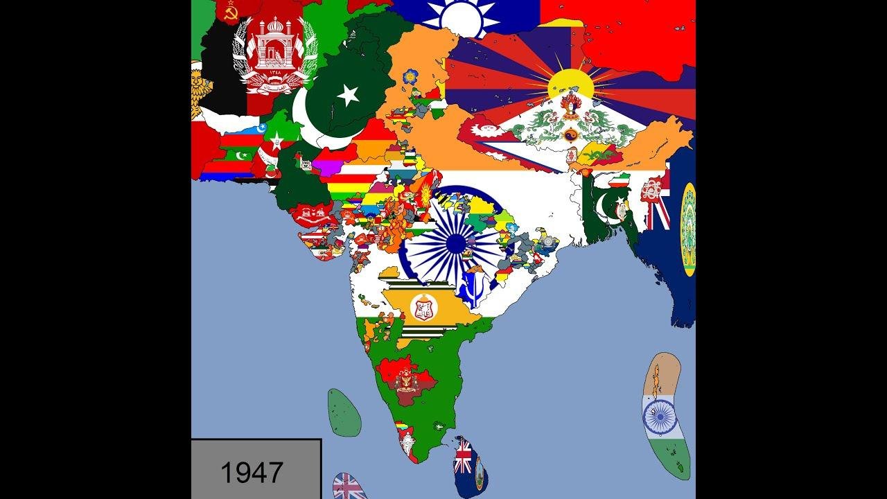 The History of India in Flags: 1320-2023