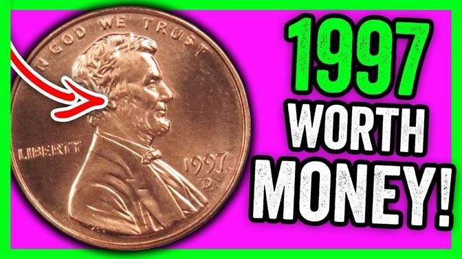 CHECK YOUR POCKET CHANGE FOR THIS RARE 1997 PENNY COIN WORTH MONEY!!