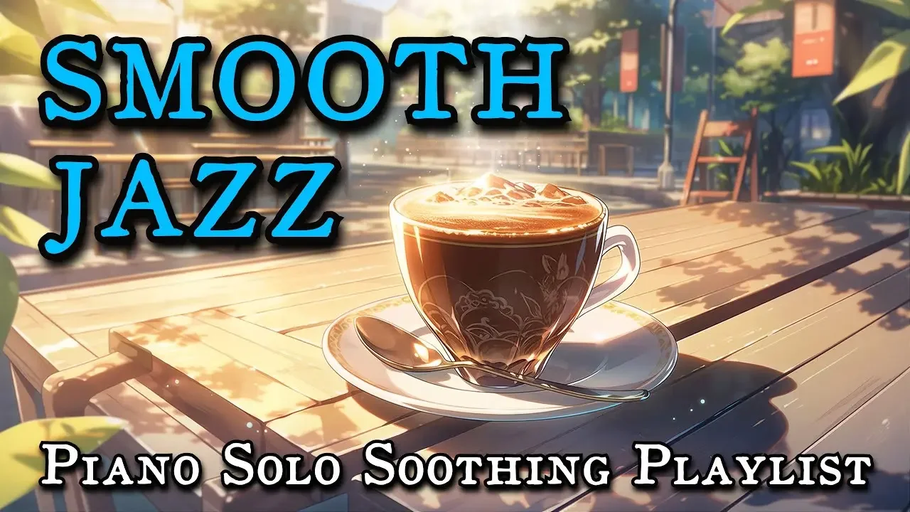 Smooth Jazz Piano Solo Soothing Playlist ☕  For Good Moods & Relax