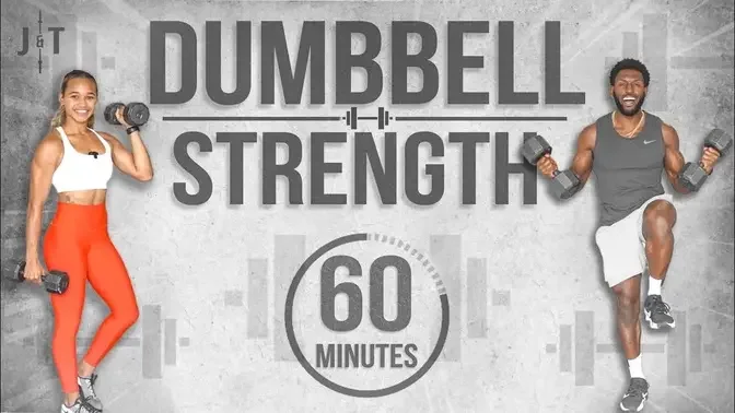 60 Minute Full Body Dumbbell Workout [Strength & Conditioning]