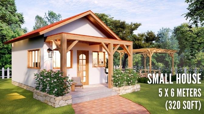 Dream Tiny House 5 x 6m(320sqft) , Small & Simple | Full Design