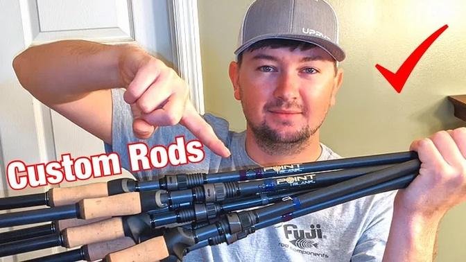 I BUILT THESE RODS!!! How to build perfect bass rods!!!