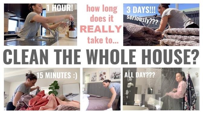 I CLEANED EVERYTHING IN MY HOUSE IN UNDER 2 MINUTES || THE SUNDAY STYLIST 