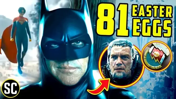 FLASH Super Bowl Trailer Breakdown: Every BATMAN Easter Egg EXPLAINED