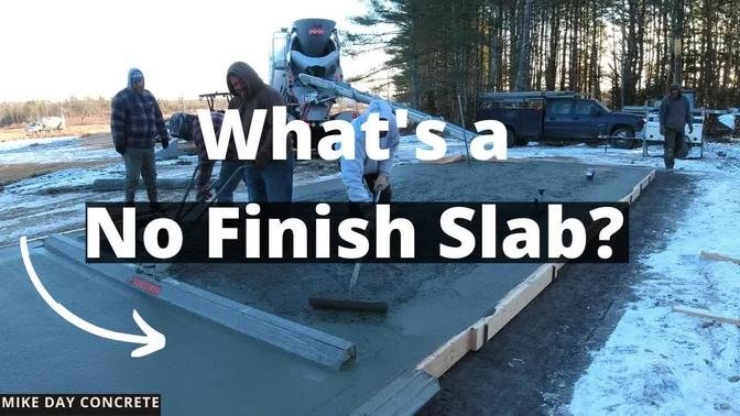 This Is The Easiest Type Of Concrete Slab To Do If You're A Beginner.
