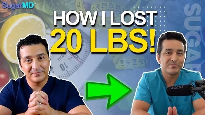 How A Diabetes Doctor LOST 20 Pounds in 6 Weeks: A Little Secret!