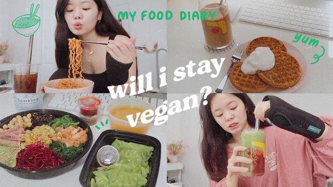  FOOD DIARIES _ my 30 day vegan challenge pt.2 🌿.