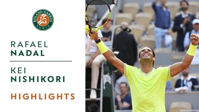 Rafael Nadal Vs Kei Nishikori - Quarterfinals Highlights | Roland ...