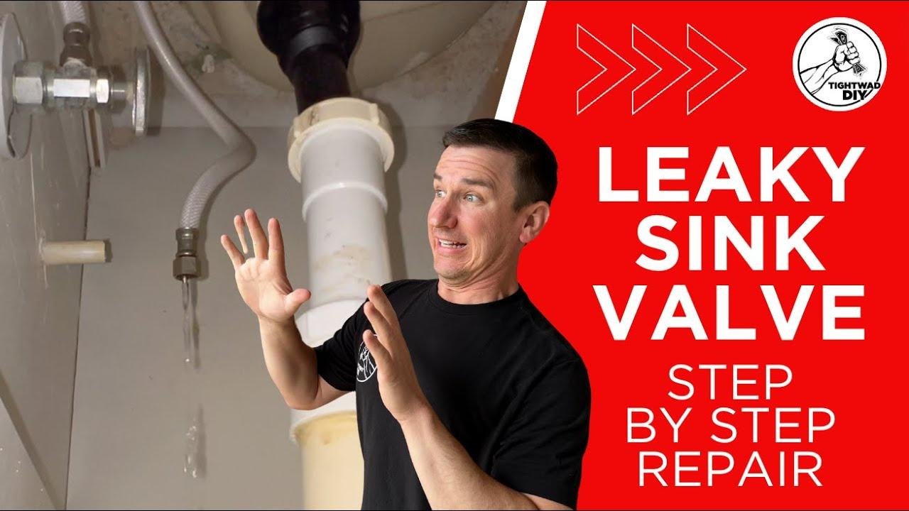 How To Repair a Leaky Sink How To Replace a Sink Shut Off Valve