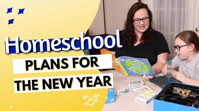 Our Homeschool Plans for January | A Simple Homeschool Challenge: A Book + A Game Every Day