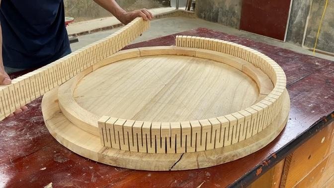 Woodworking Crafts Hands Always Creative Wonderful // Beautiful Wooden Tea Table Design Ideas