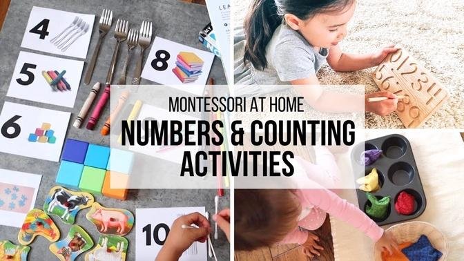 MONTESSORI AT HOME_ Numbers and Counting Activities for Toddlers & Preschool