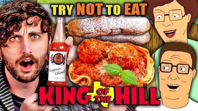 Try Not To Eat - King Of The Hill (SpaPeggy & Meatballs, Peggy Brown Betty, Deep Fried Banana)