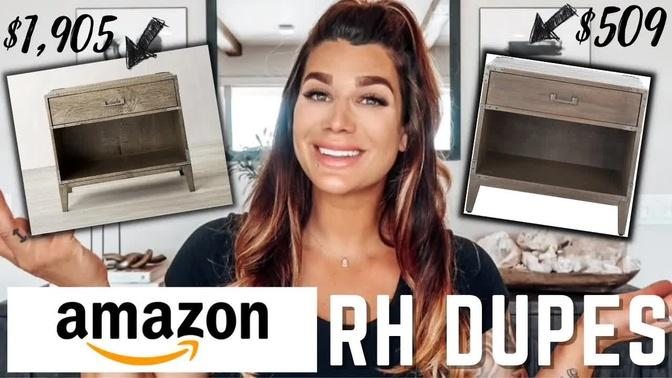 AMAZON RESTORATION HARDWARE DUPES || LOOK FOR LESS || 2022