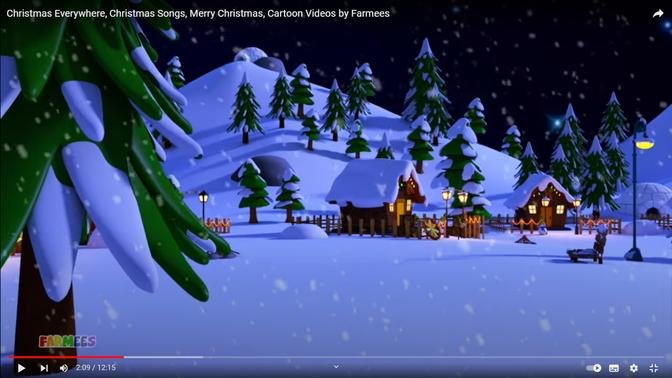 Christmas Everywhere, Christmas Songs, Merry Christmas, Cartoon Videos by Farmees