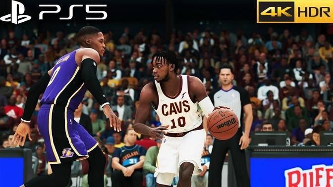 (PS5) NBA 2K22 Gameplay _ Cleveland Cavaliers vs Los Angeles Lakers ...