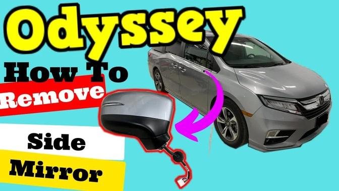 Honda Odyssey -- How to Remove Side Mirror 2018-2021
