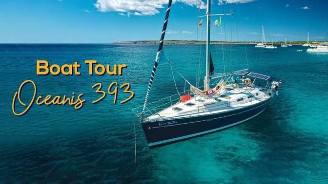 -BOAT TOUR - Beneteau Oceanis 393 - Our liveaboard home For Tuna - Ep.34