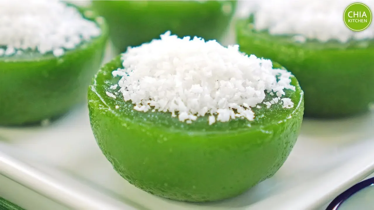 班兰杯子糕 | Pandan Kuih Kosui | 素食糕点 南洋小吃