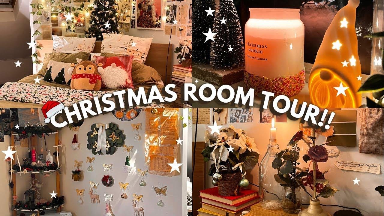 CHRISTMAS ROOM TOUR!! 🎄🎅 VLOGMAS DAY 10!! #holiday