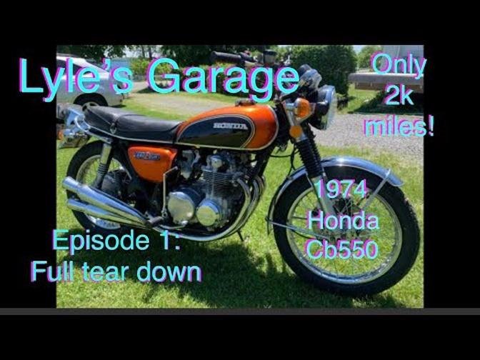 1974 Honda cb550 four episode 1