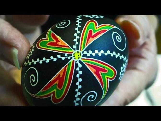 Learn How to Dye & Color Easter Eggs - Decorate Ukrainian Ukraine Pysanky Pysanka Beginner Egg