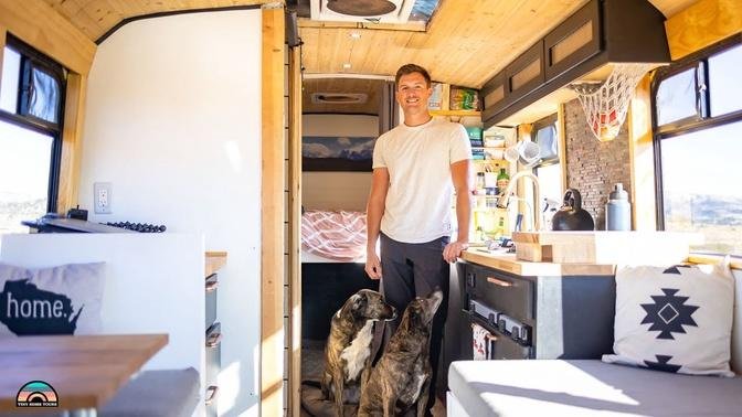 His DIY Bus Build - Digital Nomad Life