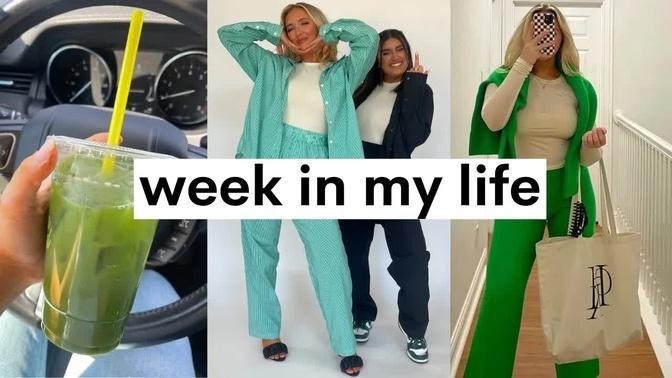 WEEK IN MY LIFE: my clothing line photoshoot, zara haul, anxiety real talk & days in dallas
