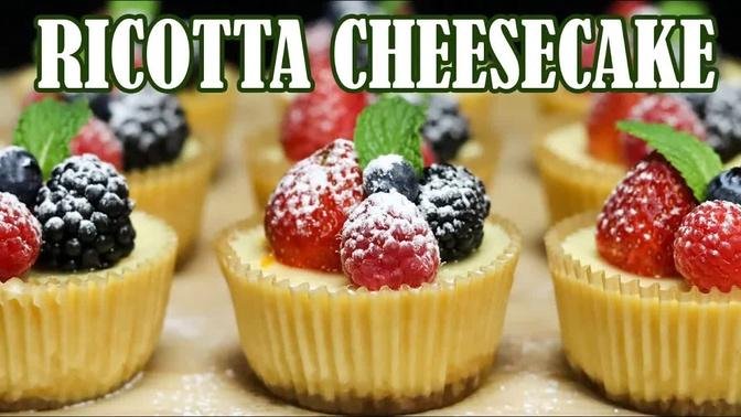 Mini Ricotta Cheesecake Recipes By Lounging With Lenny