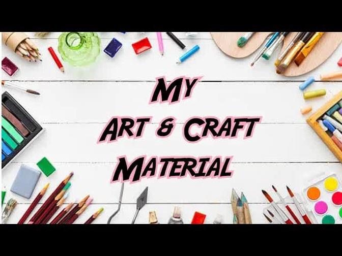 My art & craft material . craft supplies / #craftmaterial / Sunita art and craft