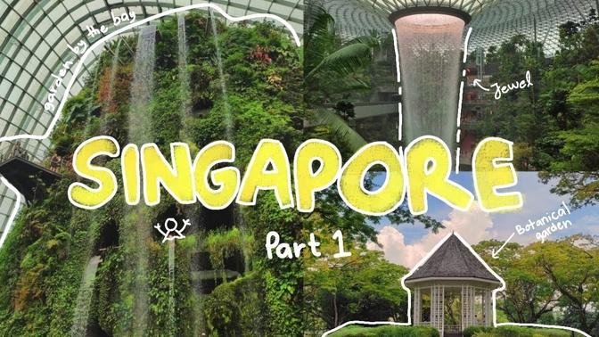 Vlog Solo Travel | Singapore | Jewel, Garden by the Bays, Art Science Museum, Botanic Garden
