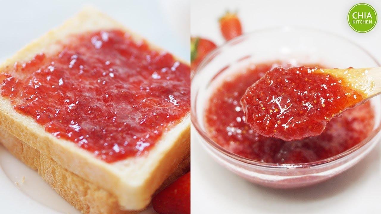 Homemade Strawberry Jam Only 4-Ingredient