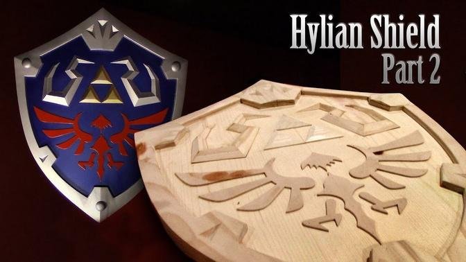 How to make Link's Hylian Shield PART 2 - Skyward Sword Zelda Cosplay