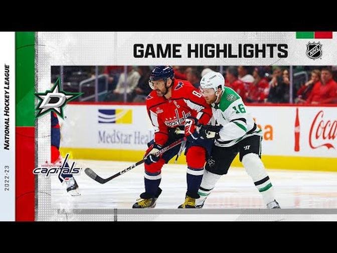 Stars @ Capitals 12/15 | NHL Highlights 2022